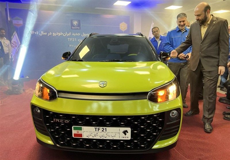 رونمایی ایران خودرو از خودروی اقتصادی TF۲۱ + عکس

