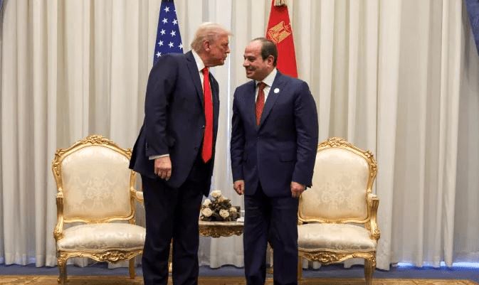 درخواست السیسی از ترامپ برای پایان جنگ