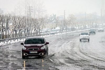 بارش برف و باران در این استان‌ها/ محورهای شمالی مسدود شد