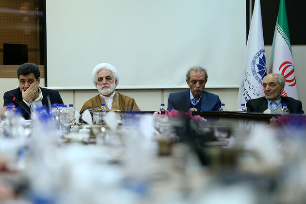 حضور معاون اول قوه قضاییه در اتاق بازرگانی ایران
