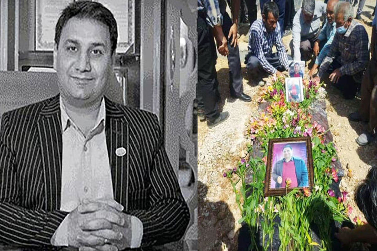 پیکر حسین عبدالباقی به خاک سپرده شد+عکس