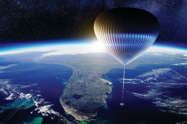 بلیط سفر فضایی با بالن سه میلیارد تومان