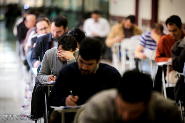 بازدید وزیر علوم از حوزه امتحانی آزمون دکتری