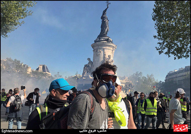 جلیقه زردهای پاریس عکس: فروغ علایی