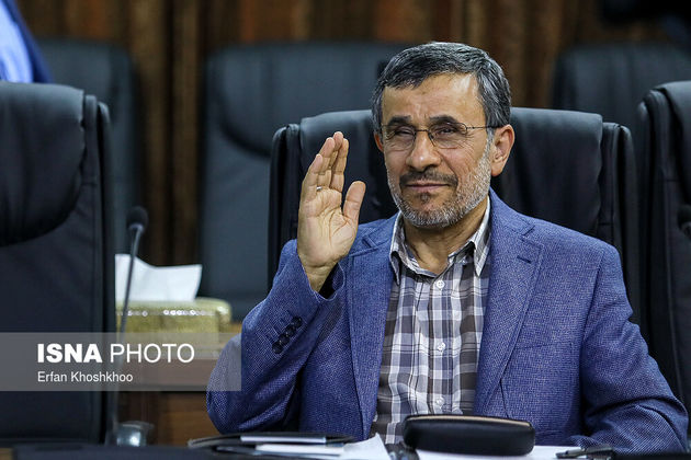 محمود احمدی‌نژاد در جلسه امروز مجمع تشخیص مصلحت نظام