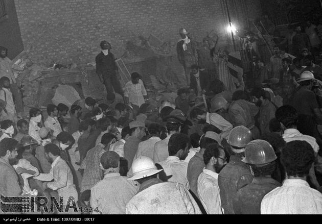 گزارش تصویری انفجار حزب جمهوری اسلامی در هفتم تیر 1360
