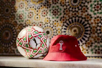 رونمایی از توپ جام ملت های آفریقا 2025/ هنر «زلیج» نقش بست + عکس