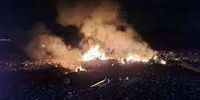 آتش سوزی گسترده در اطراف نیروگاه هسته‌ای اسرائیل + فیلم 
