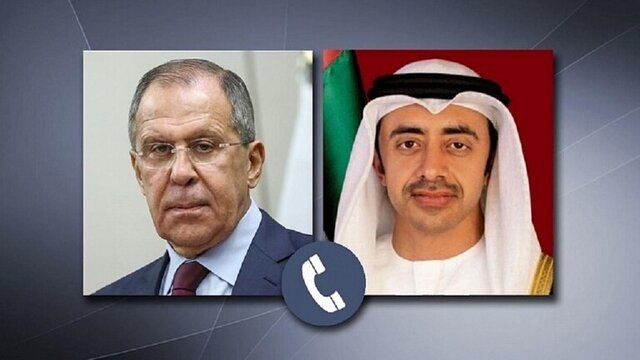 گفت‌وگوی وزیران خارجه امارات و روسیه در پی حمله انصارالله به ابوظبی