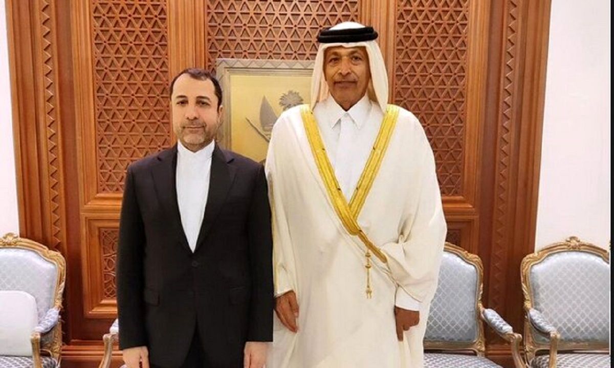 دیدار و رایزنی سفیر ایران با رییس مجلس شورای دولت قطر 