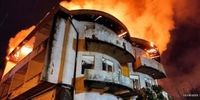 هتل ایران بندرانزلی در آتش سوخت