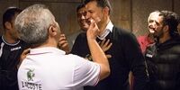 جشن تولد علی دایی در حاشیه تمرین تیم نفت