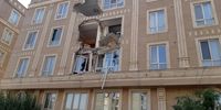 سقوط هولناک جرثقیل بر روی ساختمانی در تهران + جزئیات
