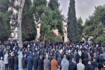 تصاویر زیبا از اقامه نماز عید فطر در مسجدالاقصی+ فیلم