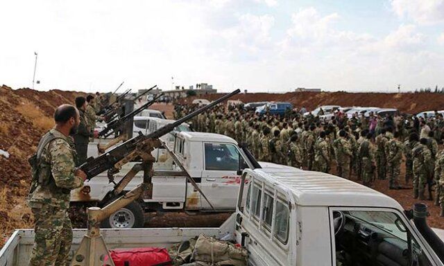 هزاران شورشی سوری و نیروی ارتش ترکیه وارد خاک سوریه شدند
