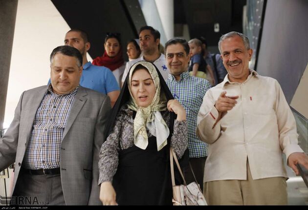 نمایشگاه چهل سال آثار پرویز تناولی و چهل هنرآموخته او-عکس امین جلالی