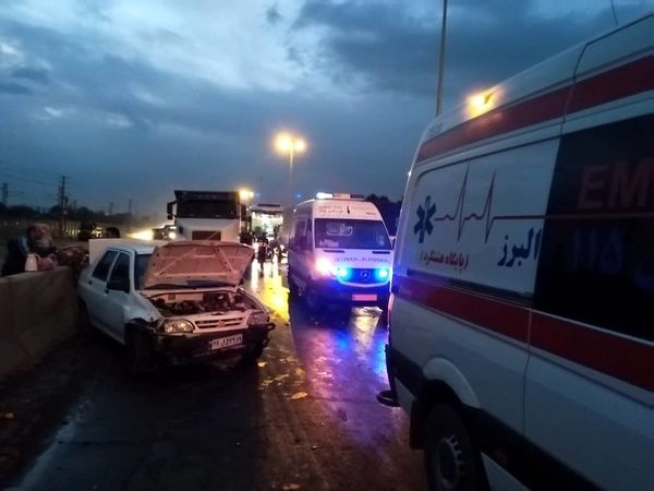 تصادف زنجیره ای اتوبان کرج قزوین 23 کشته و زخمی برجا گذاشت+ آخرین جزئیات