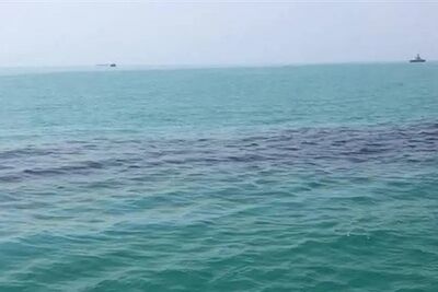 نشت نفت در خلیج فارس رفع شد