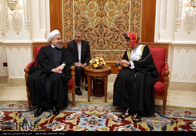 ورود رئیس جمهوری به عمان