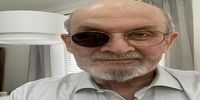 «سلمان رشدی» کور شد+عکس