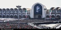 تصاویر| اقامه نماز بر پیکر «رهبر شهید انقلاب»
