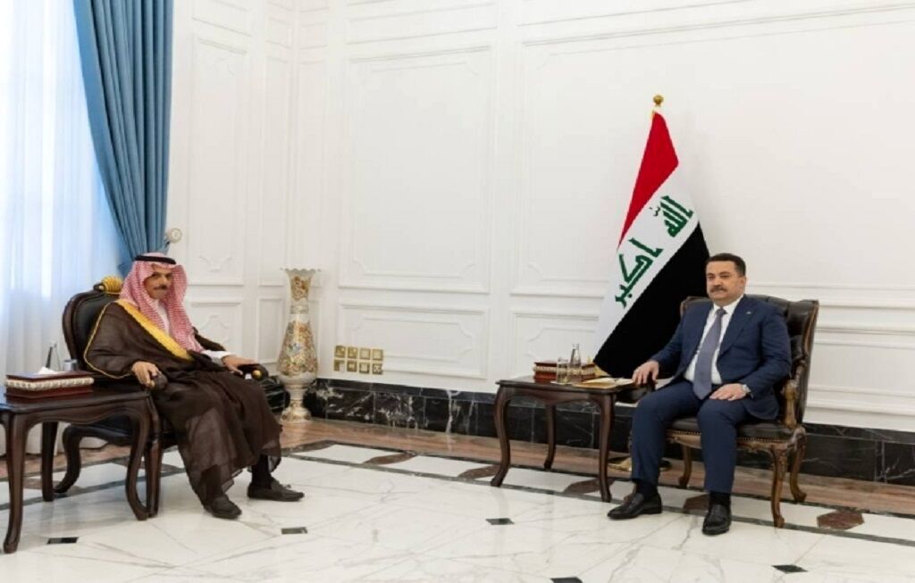 دیدار و رایزنی وزیر خارجه عربستان با «السودانی»