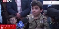 فیلم خط‌ونشان کشیدن کودک اهواز برای آمریکا