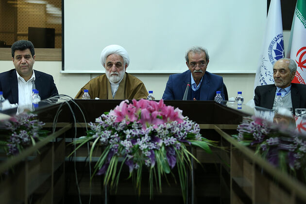 حضور معاون اول قوه قضاییه در اتاق بازرگانی ایران