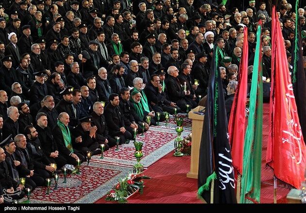 شام غریبان امام رضا (ع) در حرم رضوی