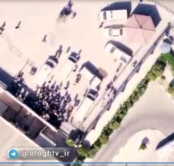 فیلم تصاویر هوایی از هنگام عملیات تروریستی در مجلس