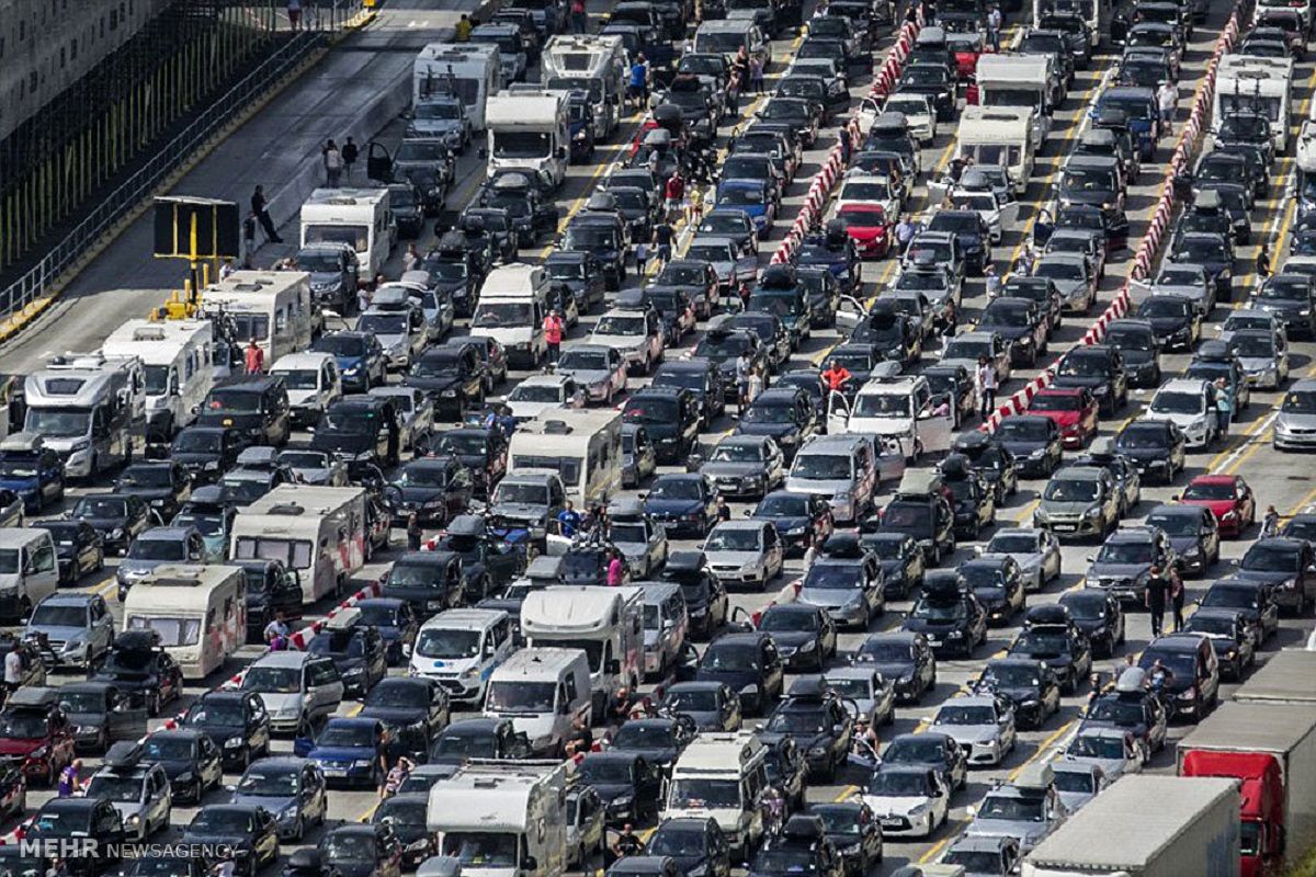 وضعیت ترافیکی آزادراه تهران - قزوین