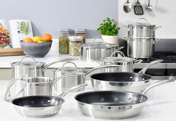 کدام ظروف برای پخت غذا مناسب هستند؟؛ ظرف استیل براق یا مات و یا ظروف چدنی؟