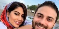 شترسواری خواننده مشهور و همسرش در جزیره قشم+ عکس
