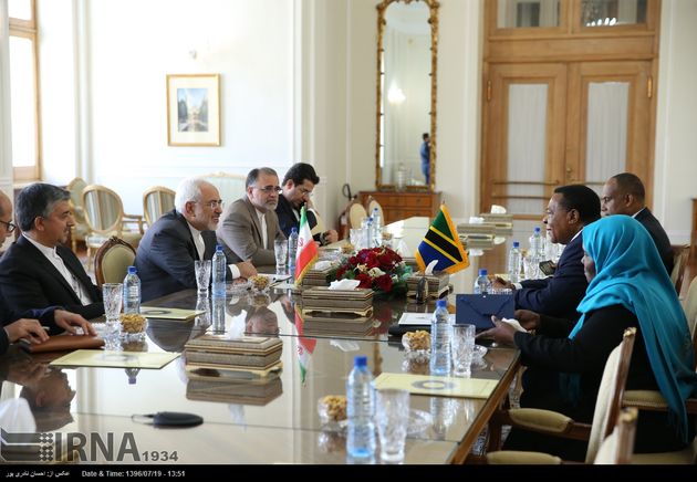 دیدار وزرای خارجه ایران و تانزانیا
