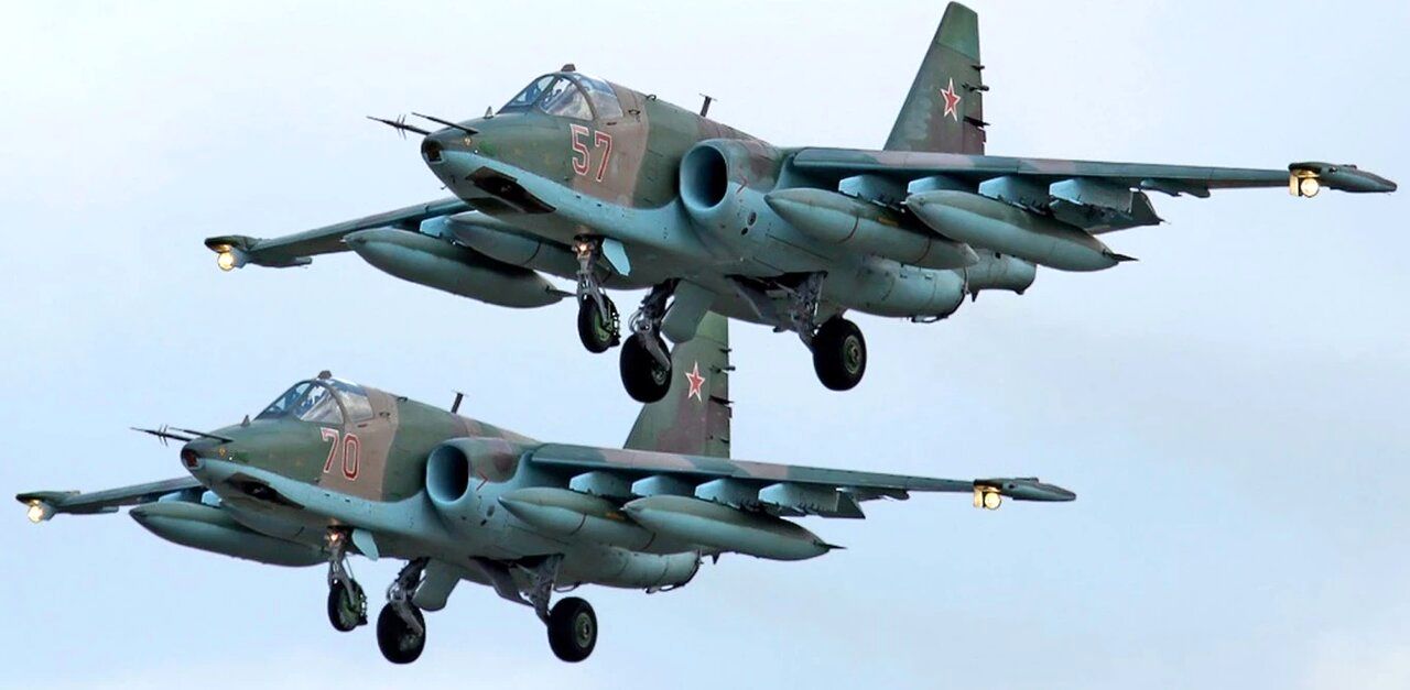 سقوط سوخو -25 ارتش گرجستان در حین پرواز آموزشی