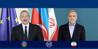 پیام پزشکیان به الهام علی‌اف