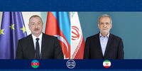 پیام پزشکیان به الهام علی‌اف