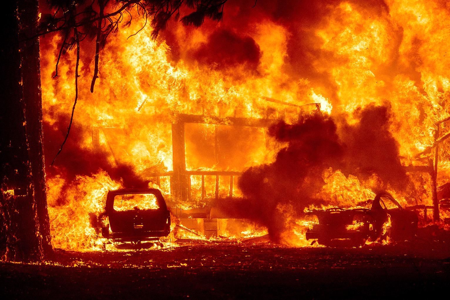 وقوع بزرگترین آتش‌سوزی در تاریخ تگزاس+عکس