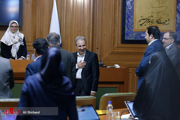 ادای سوگند شهردار تهران در جلسه امروز شورای شهر