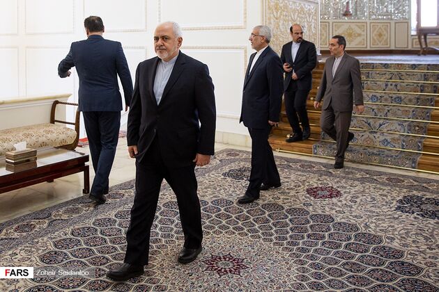 تصاویر دیدار ظریف و رئیس اتحادیه جهانی بین‌المجالس