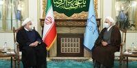 ملاقات روحانی و  رئیس جدید قوه قضائیه