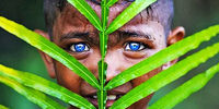  مردم این جزیره دلیل ابتلا به سندروم واردنبرگ زیباترین چشم های جهان را دارند+ تصاویر