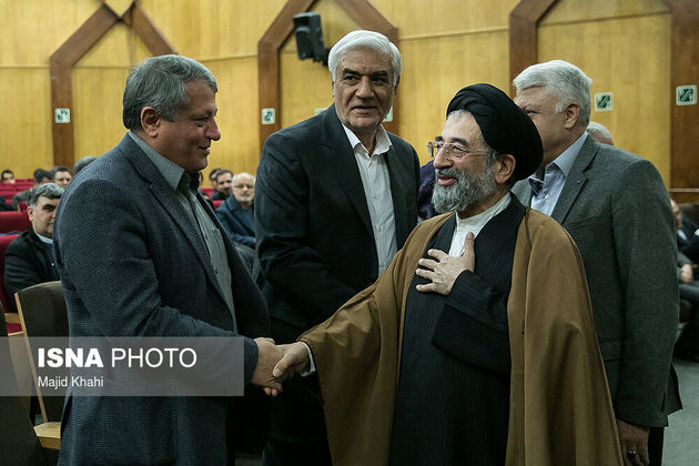  احمدی‌نژاد، قالیباف و جلیلی در گردهمایی اصلاح‌طلبانه