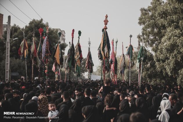 تصاویر برگزاری آیین « علم پیغمبر» در میناب