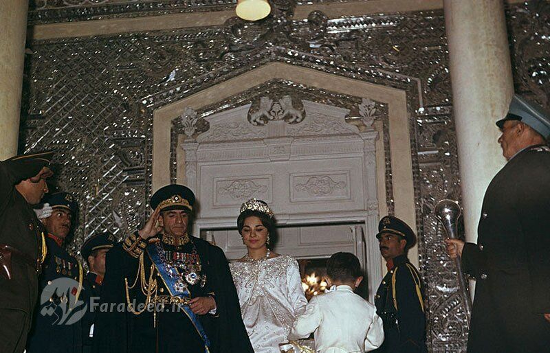 تصاویری دیده نشده از عروسی فرح دیبا و محمدرضا پهلوی