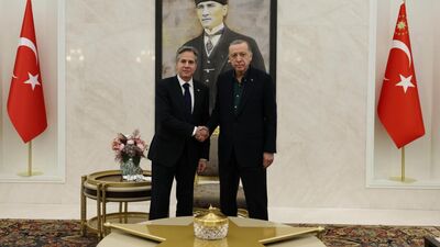 ادعای ضدونقیض بلینکن در دیدار با اردوغان/ مهار جنگ به نفع همه خاورمیانه است