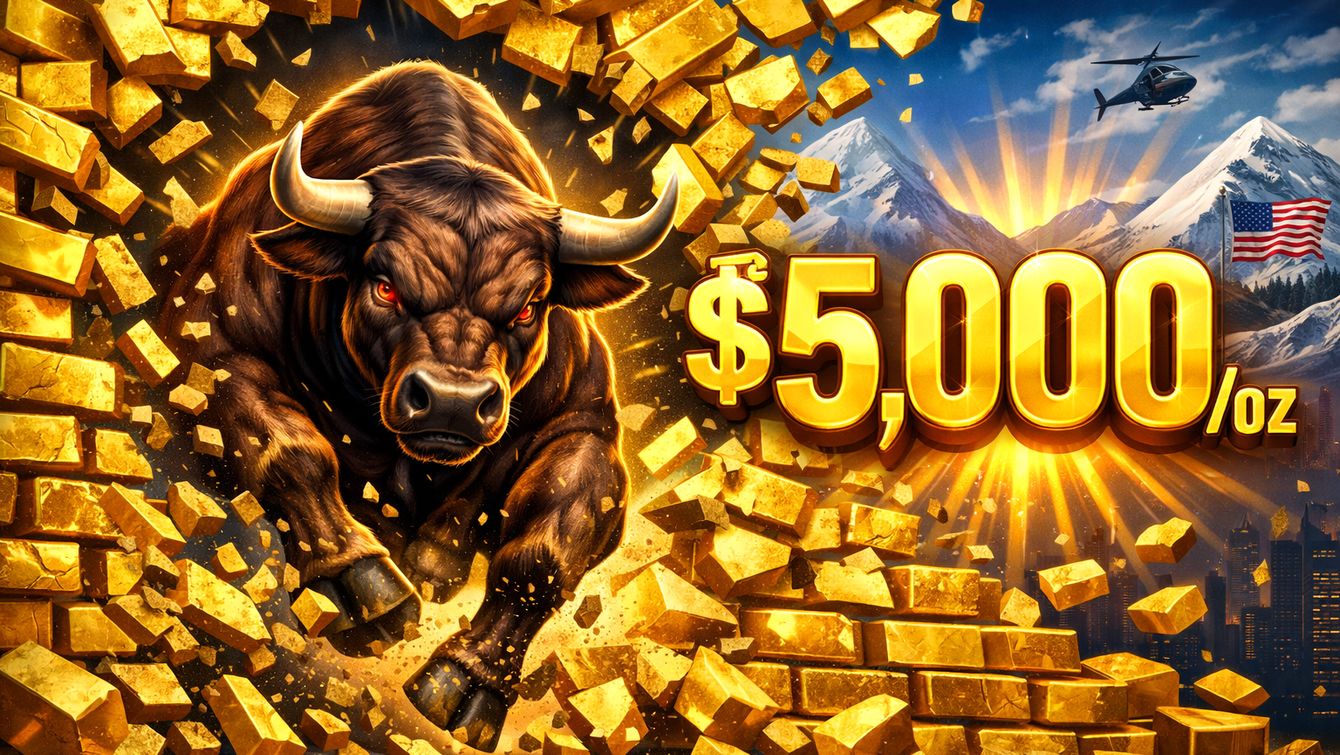 قیمت طلا روی لبه ۵۰۰۰ دلار | مین‌استریت محتاط شد | مهم‌ترین موتور محرک طلا چیست؟ 