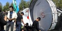 عزاداری مراسم عاشورا در شهر جنگل خراسان رضوی