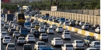 ترافیک سنگین در آزادراه تهران - کرج - قزوین