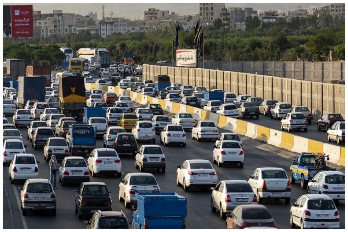 ترافیک سنگین در خروجی‌های تهران به سمت شمال کشور